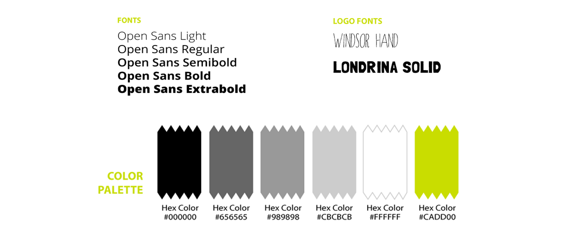 typography + color styles